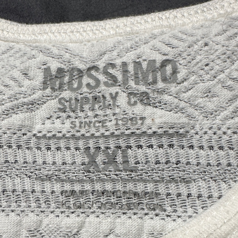 Mossimo Supply Co. Cream Patterned Tank Top - Picture 2 of 3